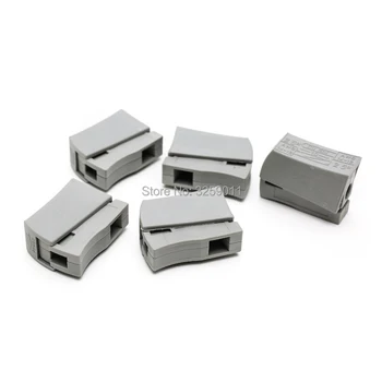 100PCS PCT-111 224-101 Clear Universal Compact Wire lighting Connector Terminal Block 2 pin Conductor 20-16 AWG
100PCS PCT-111 224-101 Clear Universal Compact Wire lighting Connector Terminal Block 2 pin Conductor 20-16 AWG