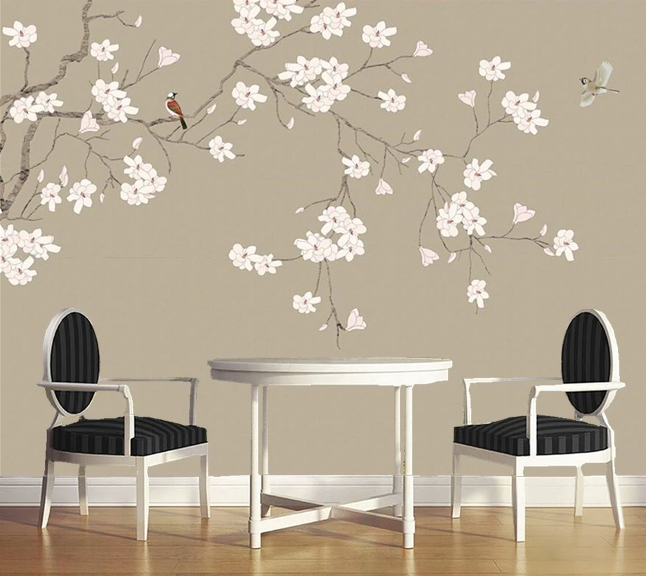 Wall papers home decor,Magnolia flower Chinese style flower and bird wallpaper,living room tv sofa wall bedroom mural wallpaper
Wall papers home decor,Magnolia flower Chinese style flower and bird wallpaper,living room tv sofa wall bedroom mural wallpaper