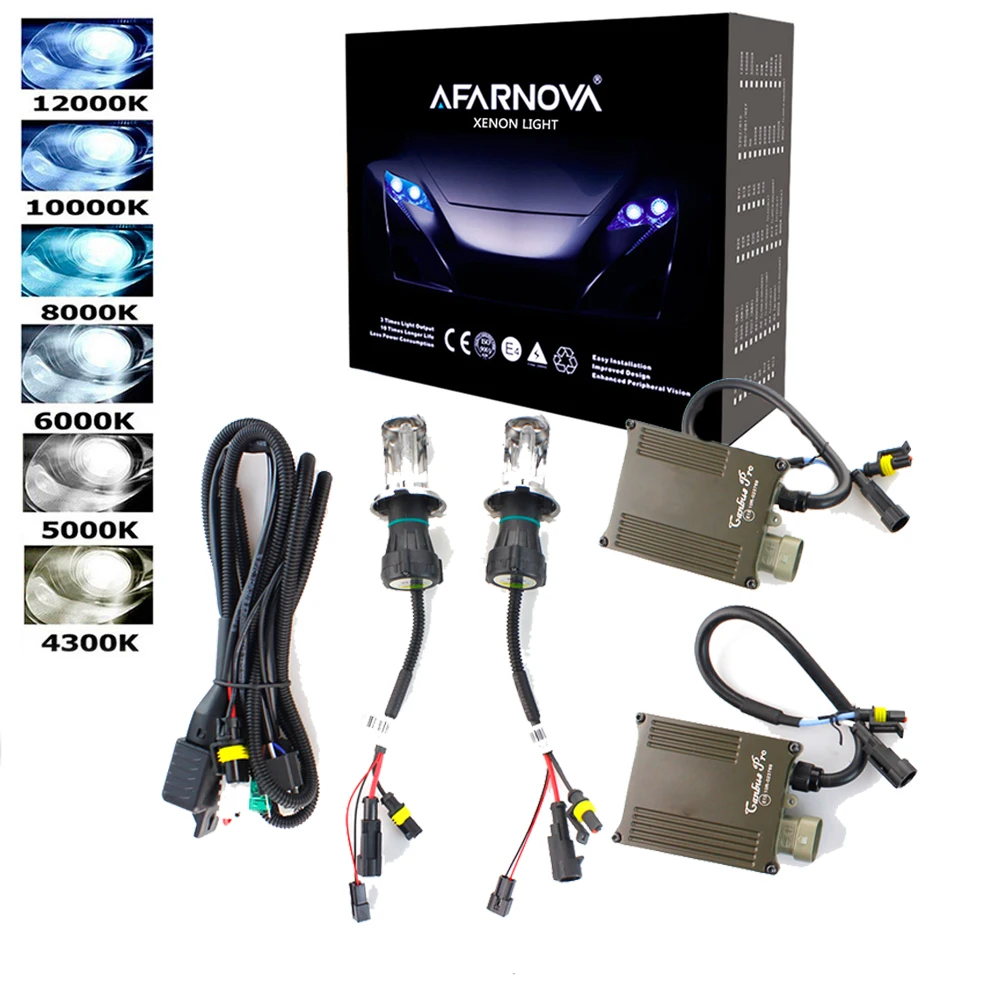 Xenon H7 35W AC canbus Ballast kit HID Xenon Headlight bulb 12V H1 H3 H11 55w h7 xenon hid kit 4300k 6000k Replace Halogen Lamp
Xenon H7 35W AC canbus Ballast kit HID Xenon Headlight bulb 12V H1 H3 H11 55w h7 xenon hid kit 4300k 6000k Replace Halogen Lamp
