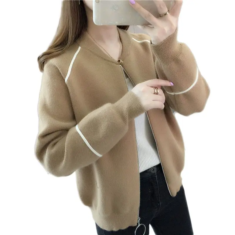 2019 New Spring Autumn Women O-Neck Short Loose Knitted Cardigans Fashion Ladies Casual Sweaters Korean Outwear Coat Tops A256
2019 New Spring Autumn Women O-Neck Short Loose Knitted Cardigans Fashion Ladies Casual Sweaters Korean Outwear Coat Tops A256