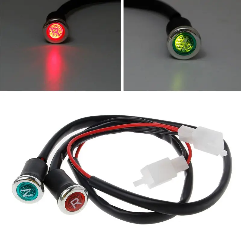 2Pcs Neutral Reverse Motorcycle N/R Light Indicator ATV Light Gear For 50cc 110cc 125cc 150cc 200cc 250cc #620
2Pcs Neutral Reverse Motorcycle N/R Light Indicator ATV Light Gear For 50cc 110cc 125cc 150cc 200cc 250cc #620