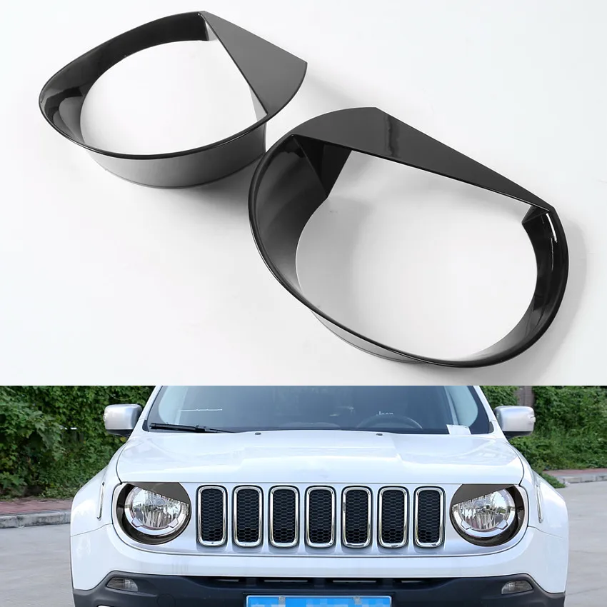 YAQUICKA 2Pcs/set Car Front Head Lights Trim Lamp Cover Headlights Bezel Chromium Styling For Jeep Renegade 2015 2016 ABS
YAQUICKA 2Pcs/set Car Front Head Lights Trim Lamp Cover Headlights Bezel Chromium Styling For Jeep Renegade 2015 2016 ABS