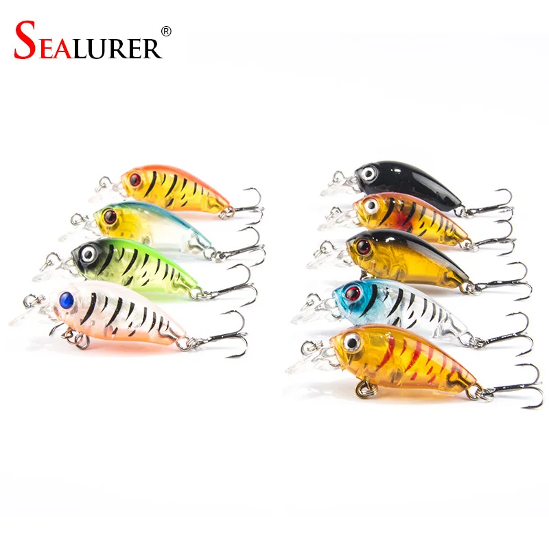 Lifelike Minnow Fishing Lures Crankbait Swim Bait Wobble Tackle Fish Gear Kit