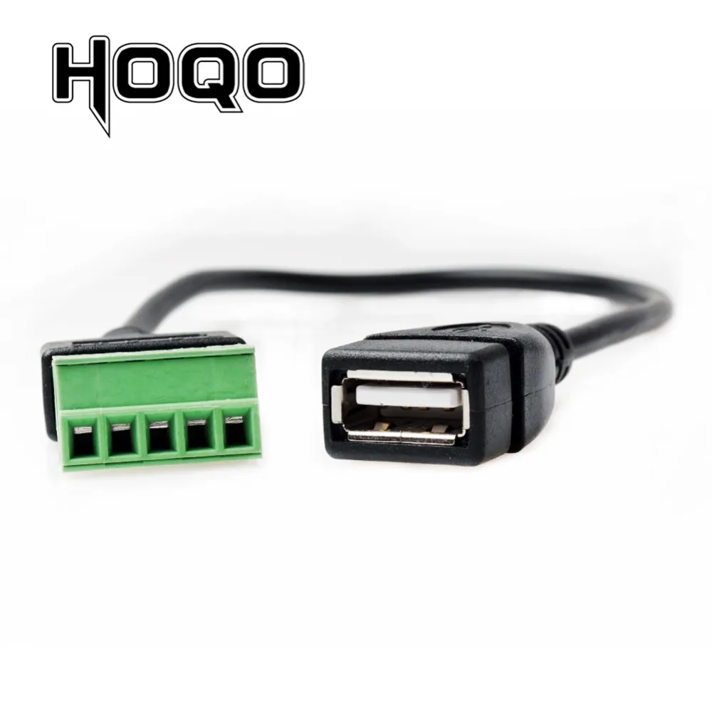 USB 2.0 A Female to 5 Pin Screw Connector USB Jack with Shield USB2.0 Type to Screw Terminal Plug
USB 2.0 A Female to 5 Pin Screw Connector USB Jack with Shield USB2.0 Type to Screw Terminal Plug