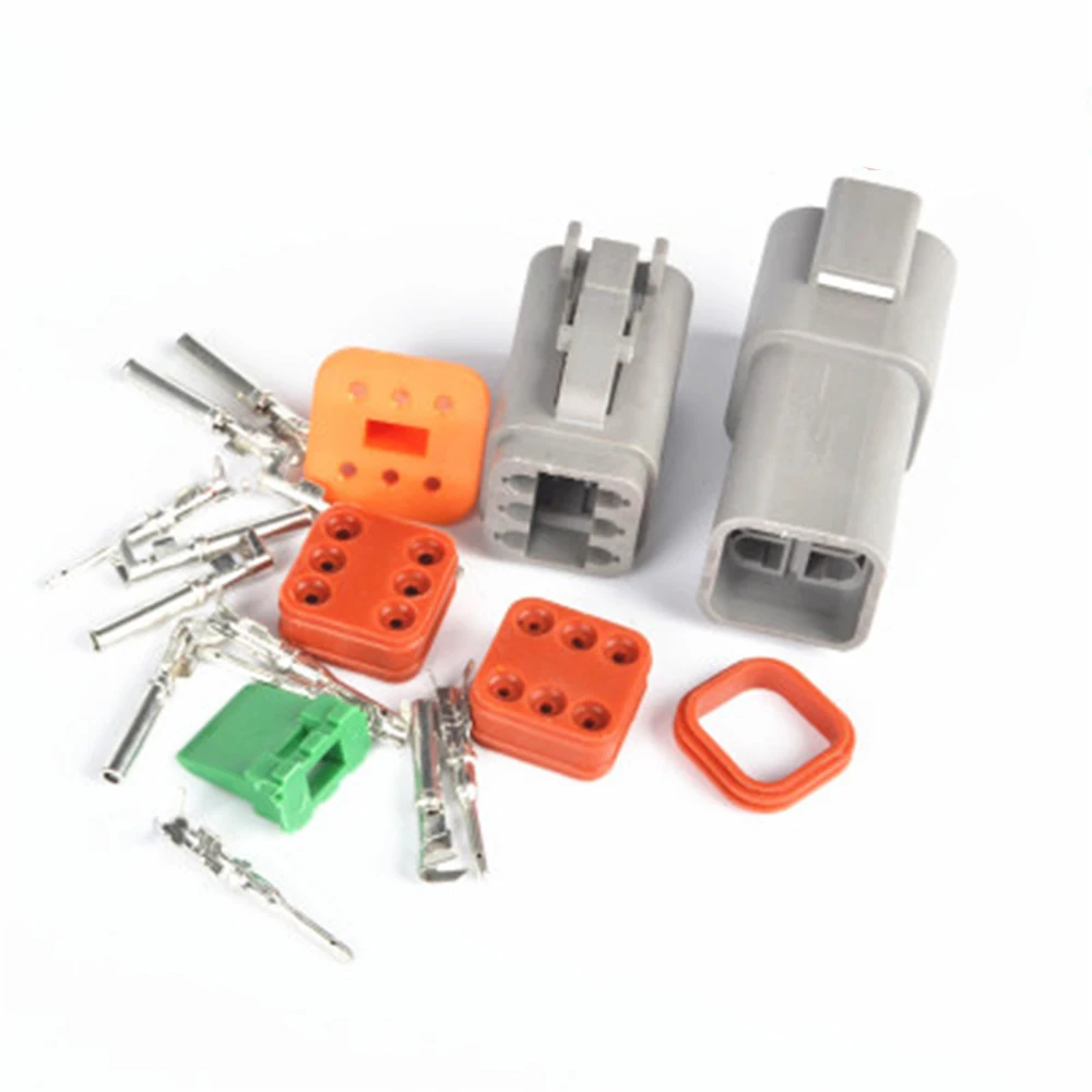 5Set 6P Pin Waterproof Electrical Automotive Wire 14-18 AWG Female and Male Grey for Deutsch Connector Motor Car
5Set 6P Pin Waterproof Electrical Automotive Wire 14-18 AWG Female and Male Grey for Deutsch Connector Motor Car