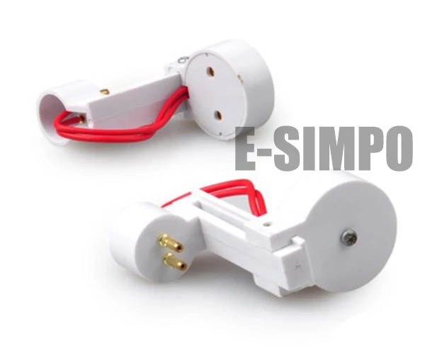 E-Simpo 2pcs/lot T5 to T8 Adapter, G5-G13 tube base converter, Replace T5 with T8 CFL/LED Tube, T5-T8 Lamp base converter,
E-Simpo 2pcs/lot T5 to T8 Adapter, G5-G13 tube base converter, Replace T5 with T8 CFL/LED Tube, T5-T8 Lamp base converter,