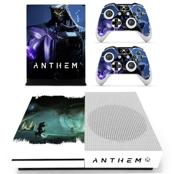 

Game Anthem Skin Sticker Decal For Microsoft Xbox One S Console and 2 Controllers For Xbox One Slim Skin Sticker