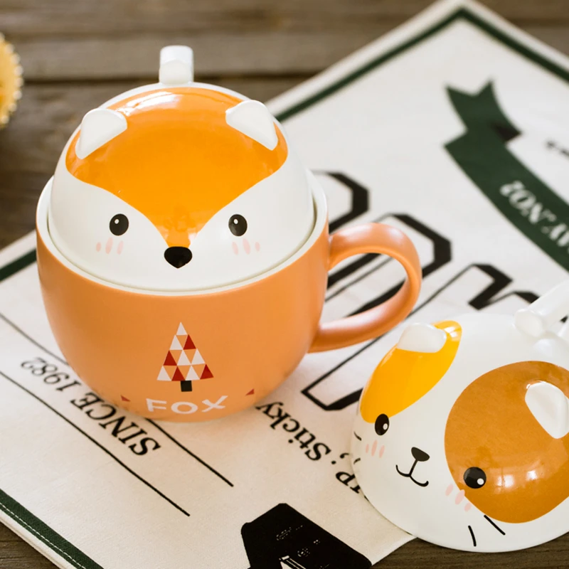 Pandapark Creative Cute Animals Ceramic Personality Milk Mug Office Coffee Tumbler Breakfast Cat Dog Bear Mugs OP-016
Pandapark Creative Cute Animals Ceramic Personality Milk Mug Office Coffee Tumbler Breakfast Cat Dog Bear Mugs OP-016