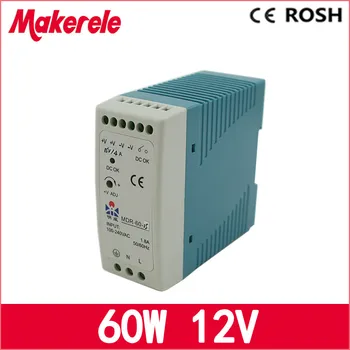 ac dc din rail power supply MDR-60-12 12V 5A 60W Switching Power Supply for LED Strip Light lamp
ac dc din rail power supply MDR-60-12 12V 5A 60W Switching Power Supply for LED Strip Light lamp