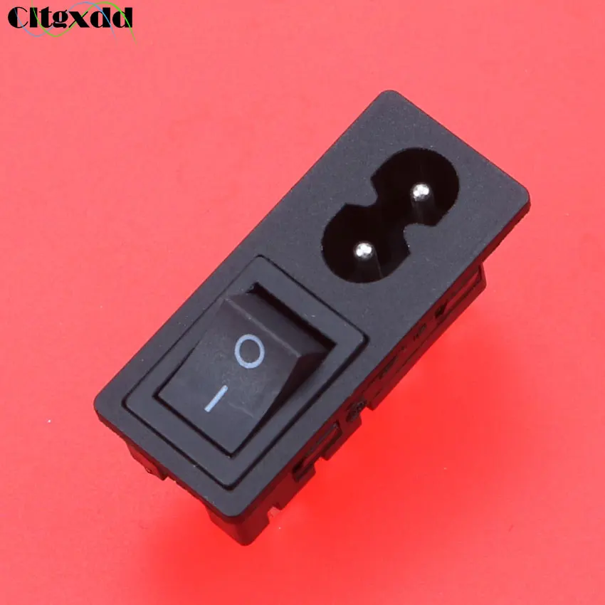 Cltgxdd 1pcs AC 250V 2.5A IEC 320 C8 MAINS AC Power Socket Electric Plug Power Cord Inlet With Rocker Switch ON-OFF Black
Cltgxdd 1pcs AC 250V 2.5A IEC 320 C8 MAINS AC Power Socket Electric Plug Power Cord Inlet With Rocker Switch ON-OFF Black