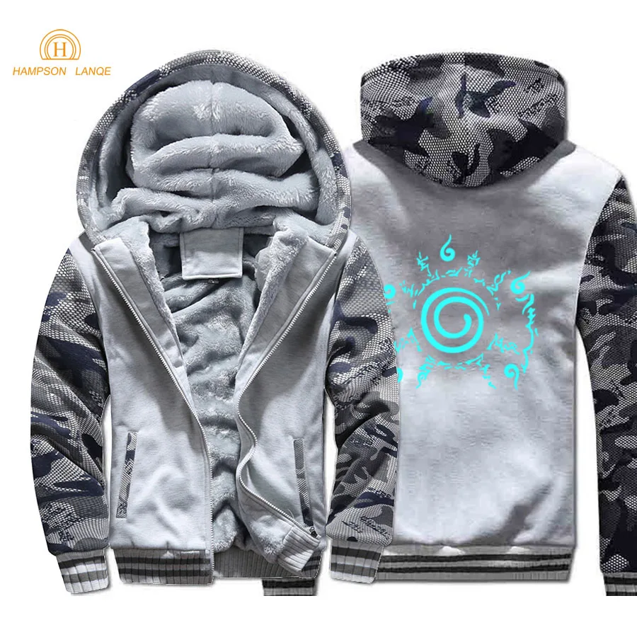 2019 Hot Winter Japan Anime Naruto Camouflage Hoodies Men Warm Fleece Men's Sweatshirts Harakuku Jackets For Fans Brand Clothing
2019 Hot Winter Japan Anime Naruto Camouflage Hoodies Men Warm Fleece Men's Sweatshirts Harakuku Jackets For Fans Brand Clothing