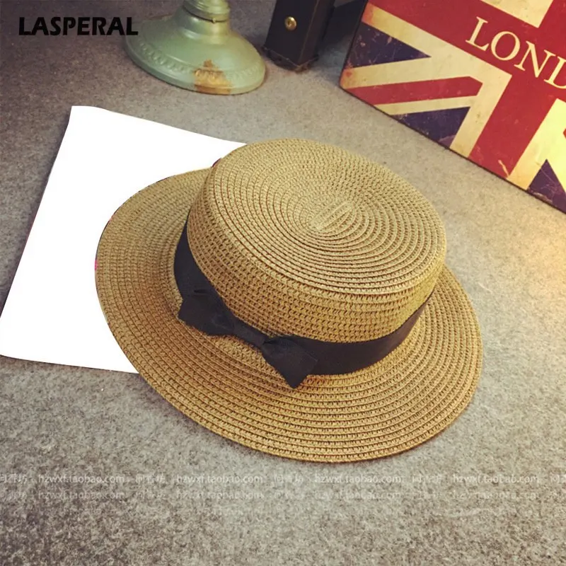 LASPERAL 2018 Classic Bowknot Straw Flat Sun Hat Women Summer Women Beach Hat Female Casual Hat Lady Brand
LASPERAL 2018 Classic Bowknot Straw Flat Sun Hat Women Summer Women Beach Hat Female Casual Hat Lady Brand