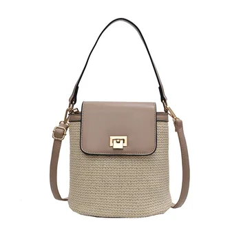 Summer Handbag Female Casual Straw Bags For Women 2019 Beach Boho Shoulder Bag Women'S Handbags Wedding Pu Leather Tote Small
Summer Handbag Female Casual Straw Bags For Women 2019 Beach Boho Shoulder Bag Women'S Handbags Wedding Pu Leather Tote Small