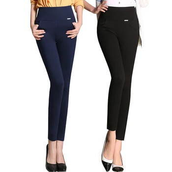 High stretch women cotton pencil pants plus size 4XL black blue red long trousers women wear to work femme pantalon high waist
High stretch women cotton pencil pants plus size 4XL black blue red long trousers women wear to work femme pantalon high waist