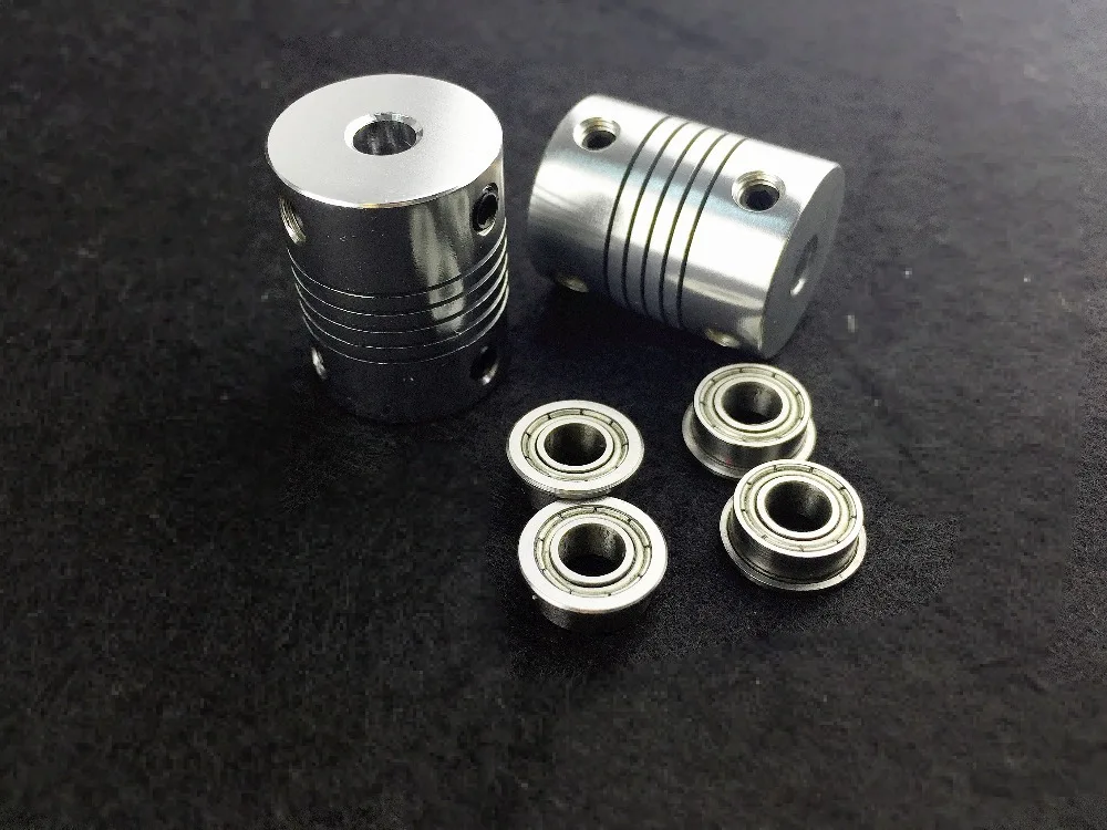 4x MF105ZZ Bearing +2xCNC Motor Shaft Coupler Elastic Aluminum Alloy Coupling for 3D Printer Prusa i3,5x5mm,Free Shipping
4x MF105ZZ Bearing +2xCNC Motor Shaft Coupler Elastic Aluminum Alloy Coupling for 3D Printer Prusa i3,5x5mm,Free Shipping