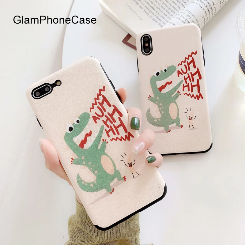 GlamPhoneCase Cartoon Little Dinosaur Phone Case For iPhone X XS Max XR Soft Silicone Cover For iPhone 7 8 6 6s Plus Case
GlamPhoneCase Cartoon Little Dinosaur Phone Case For iPhone X XS Max XR Soft Silicone Cover For iPhone 7 8 6 6s Plus Case