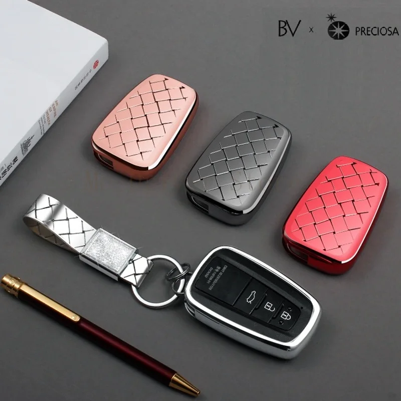 Car key Case Electroplating Shiny Cover For Toyota 2018 C-HR Camry land cruiser PRADO IZOA Diamond Keychain Smart Key Shell
Car key Case Electroplating Shiny Cover For Toyota 2018 C-HR Camry land cruiser PRADO IZOA Diamond Keychain Smart Key Shell