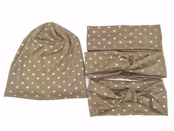 S1850018 Newest set good stretch Acrylic and Spandex fashion headwear full of little golden star comfortable head bands headband
S1850018 Newest set good stretch Acrylic and Spandex fashion headwear full of little golden star comfortable head bands headband