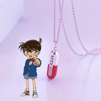 Detective Conan Pill Capsule APTX-4869 Necklace Pedant Artificial Coral Case Closed S925 Sliver Jewelry Gifts For Women Men Girl
Detective Conan Pill Capsule APTX-4869 Necklace Pedant Artificial Coral Case Closed S925 Sliver Jewelry Gifts For Women Men Girl