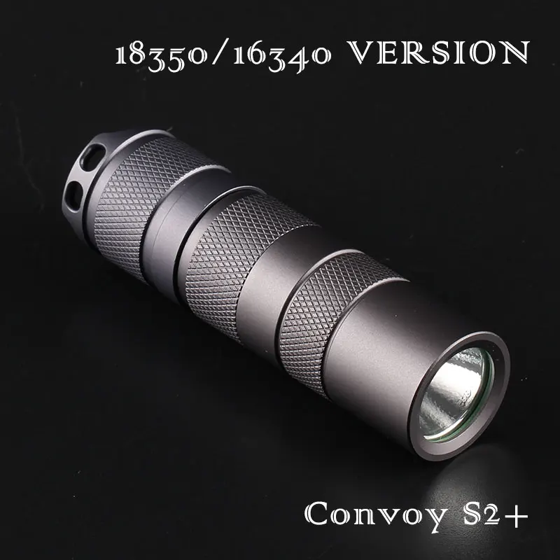 18350/16340 version Convoy S2+ Gray Cree XML2 U2-1A EDC LED Flashlight,torch,lanterncamping light, lamp,for bicycle
18350/16340 version Convoy S2+ Gray Cree XML2 U2-1A EDC LED Flashlight,torch,lanterncamping light, lamp,for bicycle