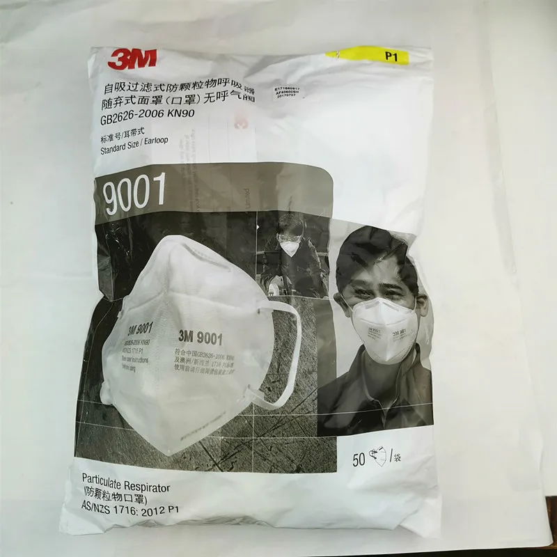 50pcs 3M 9001 Anti dust PM 2.5 Mask Anti influenza non woven fabric mask Adult KN90 Respirator
50pcs 3M 9001 Anti dust PM 2.5 Mask Anti influenza non woven fabric mask Adult KN90 Respirator