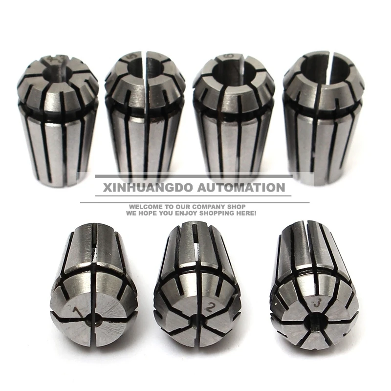 7Pcs ER11 Spring Collet Set For CNC Workholding Engraving & Milling Lathe Tool 1-7mm Industry Tool
7Pcs ER11 Spring Collet Set For CNC Workholding Engraving & Milling Lathe Tool 1-7mm Industry Tool