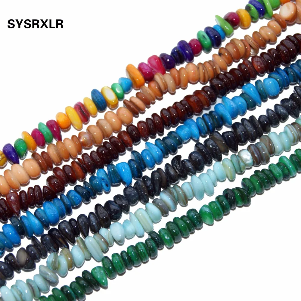 Wholesale Natural Gravel Shape 11 Colors Dye Color Shell 5-8 MM Stone Beads For Jewelry Making DIY Bracelet Necklace Strand
Wholesale Natural Gravel Shape 11 Colors Dye Color Shell 5-8 MM Stone Beads For Jewelry Making DIY Bracelet Necklace Strand