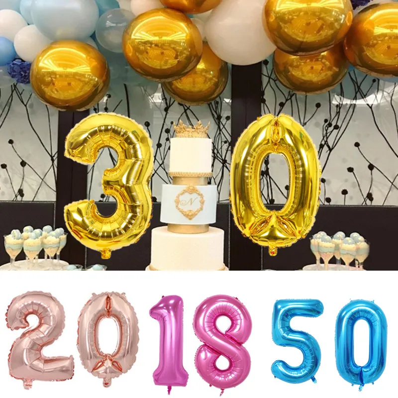 2pcs Champagne16th 18th 20th 21st 30th 40th 50th Birthday Balloon Gold Number Balloon Happy Birthday Party Decorations Adult
2pcs Champagne16th 18th 20th 21st 30th 40th 50th Birthday Balloon Gold Number Balloon Happy Birthday Party Decorations Adult