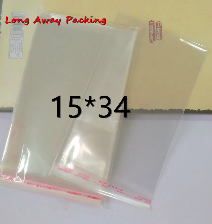 15*34 15*30+4 cm Clear Resealable Cellophane/BOPP/Poly Bags Transparent Opp Bag Packing Plastic Bags Self Adhesive Seal
15*34 15*30+4 cm Clear Resealable Cellophane/BOPP/Poly Bags Transparent Opp Bag Packing Plastic Bags Self Adhesive Seal