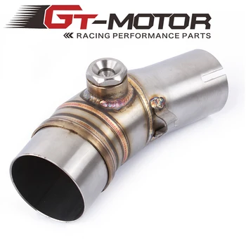 GT Motor For Kawasaki ER6N 2009-2016 ER6F 2009-2016 NINJA650/R 19-16 Slip-On Motorcycle Exhaust Middle Pipe Round Muffler
GT Motor For Kawasaki ER6N 2009-2016 ER6F 2009-2016 NINJA650/R 19-16 Slip-On Motorcycle Exhaust Middle Pipe Round Muffler