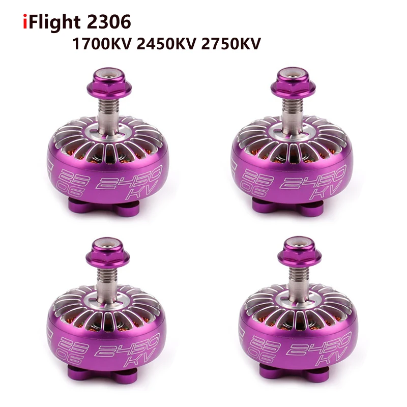 iFlight Xing 2306 Brushless Motor 2-4S 2450KV For RC DIY FPV Racing Drone