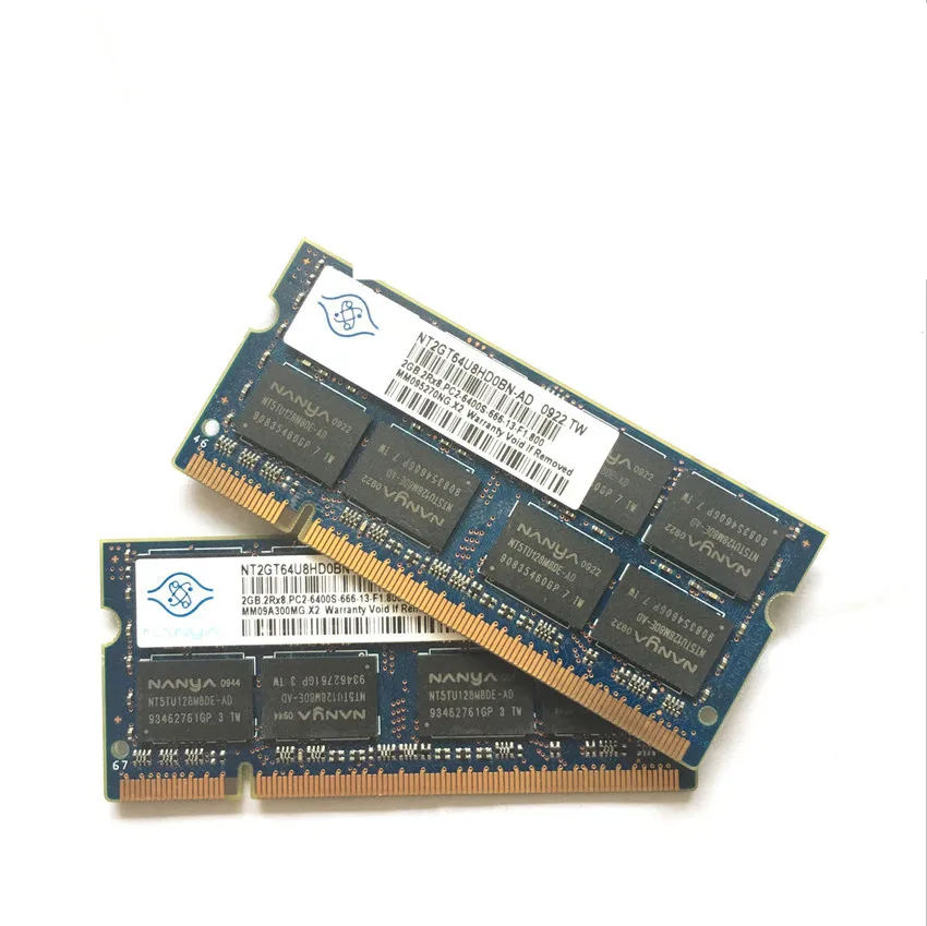 DDR2 2GB 2Rx8 PC2-6400S Laptoop RAM DDR2 2G 800MHz PC2 6400S Notebook Laptop memory nanya chipset
DDR2 2GB 2Rx8 PC2-6400S Laptoop RAM DDR2 2G 800MHz PC2 6400S Notebook Laptop memory nanya chipset