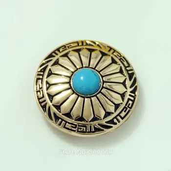 (KB307) Wholesale 50pc 1-1/8'' (3.0cm) Wild Hearts Concho Leathercraft Gold w/ Blue Stone Concho
(KB307) Wholesale 50pc 1-1/8'' (3.0cm) Wild Hearts Concho Leathercraft Gold w/ Blue Stone Concho