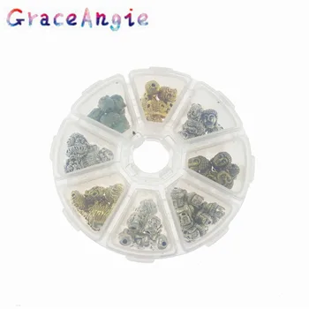 GraceAngie 90pcs/lot Mixed Bead Pendant Bracelet Jewelry Accessories DIY Chinese Style Buddha Head Lion Head Model
GraceAngie 90pcs/lot Mixed Bead Pendant Bracelet Jewelry Accessories DIY Chinese Style Buddha Head Lion Head Model
