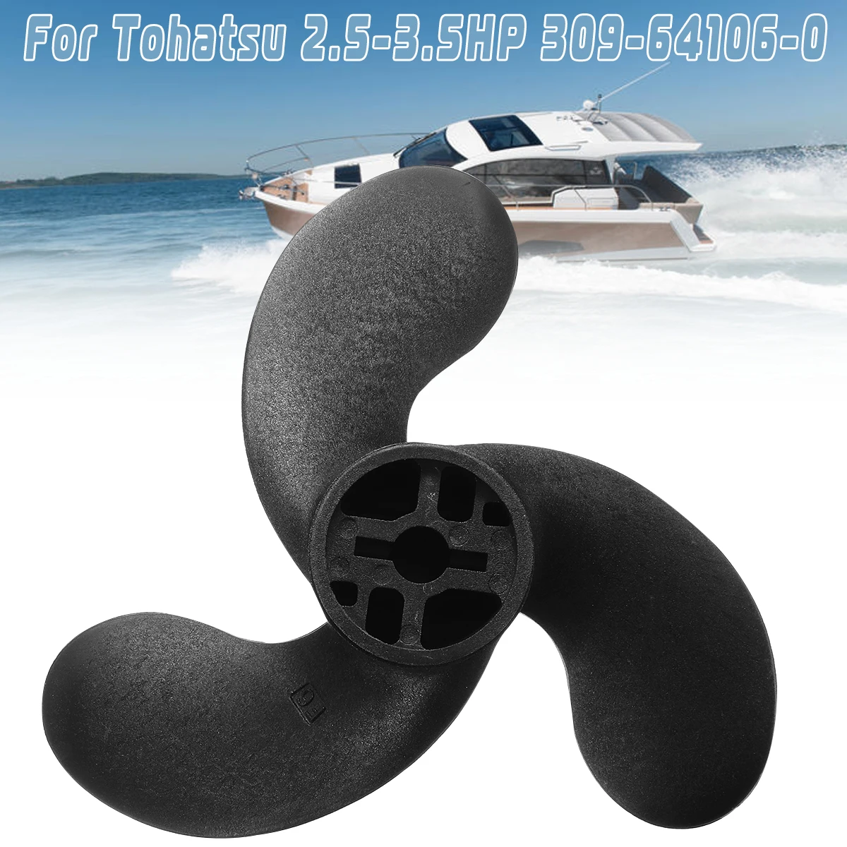 309-64107-0 для Nissan Tohatsu Evinrude Johnson 2 5-3.5HP 7 4x5 пропеллеры лодок из композитного пластика 3