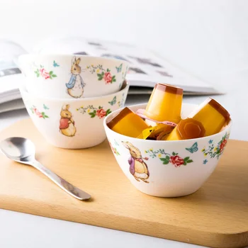 4 Inch Ceramic Bowls Japan Zakka Style Cute Children Desserts Breakfast Porcelain Bowl Rabbit Cartoon Printed On-glazed Cutlery
4 Inch Ceramic Bowls Japan Zakka Style Cute Children Desserts Breakfast Porcelain Bowl Rabbit Cartoon Printed On-glazed Cutlery
