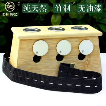 Bamboo moxibustion box Three hole acupuncture and moxibustion massage box
Bamboo moxibustion box Three hole acupuncture and moxibustion massage box