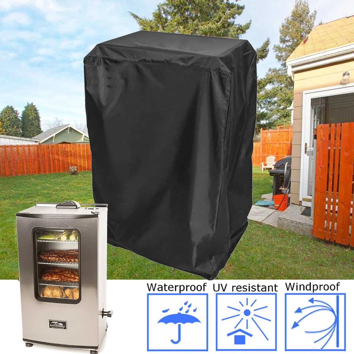 40 Inch Outdoor Electric Furnace Smoker Waterproof Cover Dust Rain UV Stove Protector
40 Inch Outdoor Electric Furnace Smoker Waterproof Cover Dust Rain UV Stove Protector