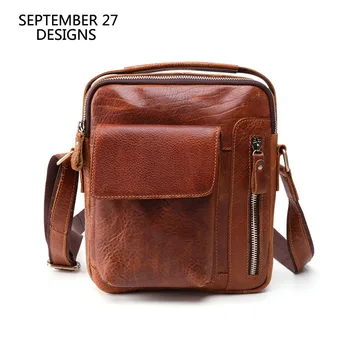 Genuine Leather Men Messenger Small Bag Handbag Casual Flap Mini Crossbody Bags Male Natural Leather Shoulder Bag Vintage Tote
Genuine Leather Men Messenger Small Bag Handbag Casual Flap Mini Crossbody Bags Male Natural Leather Shoulder Bag Vintage Tote