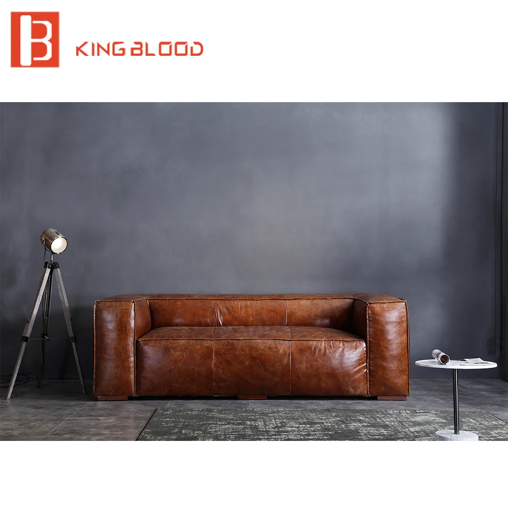Фото Европейский роскошный стиль итальянский кожаный диван для - купить