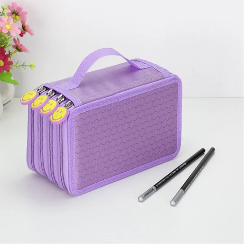 Korean Stationery Cartoon Pencil Bag Oxford Cloth Boys Girls Brush Box 72 Holes Sketch Pencil Case 6 Colors Available Penalt
Korean Stationery Cartoon Pencil Bag Oxford Cloth Boys Girls Brush Box 72 Holes Sketch Pencil Case 6 Colors Available Penalt