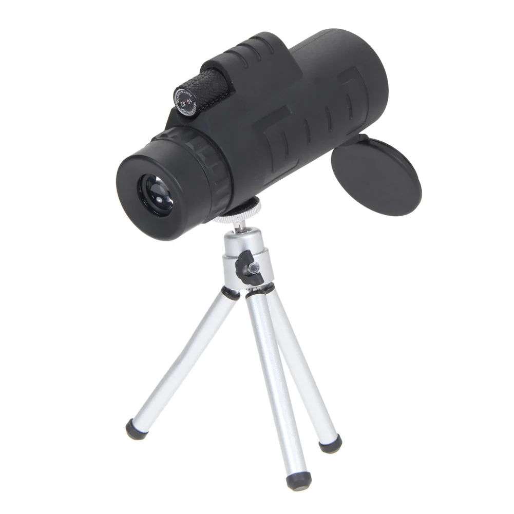 8x 42 Handheld Zoom Monocular Telescope Night Vision Scope HD Wide Angle Contain Telescope With Holder
