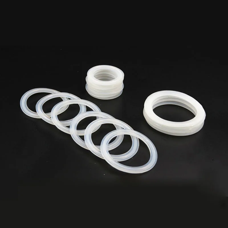 5pcs Sanitary Tri Clamp Silicone Gasket 51mm Pipe x 64mm O/D Type Ferrule Flange Sealing Gasket Ring Washer Thickness 4mm
5pcs Sanitary Tri Clamp Silicone Gasket 51mm Pipe x 64mm O/D Type Ferrule Flange Sealing Gasket Ring Washer Thickness 4mm