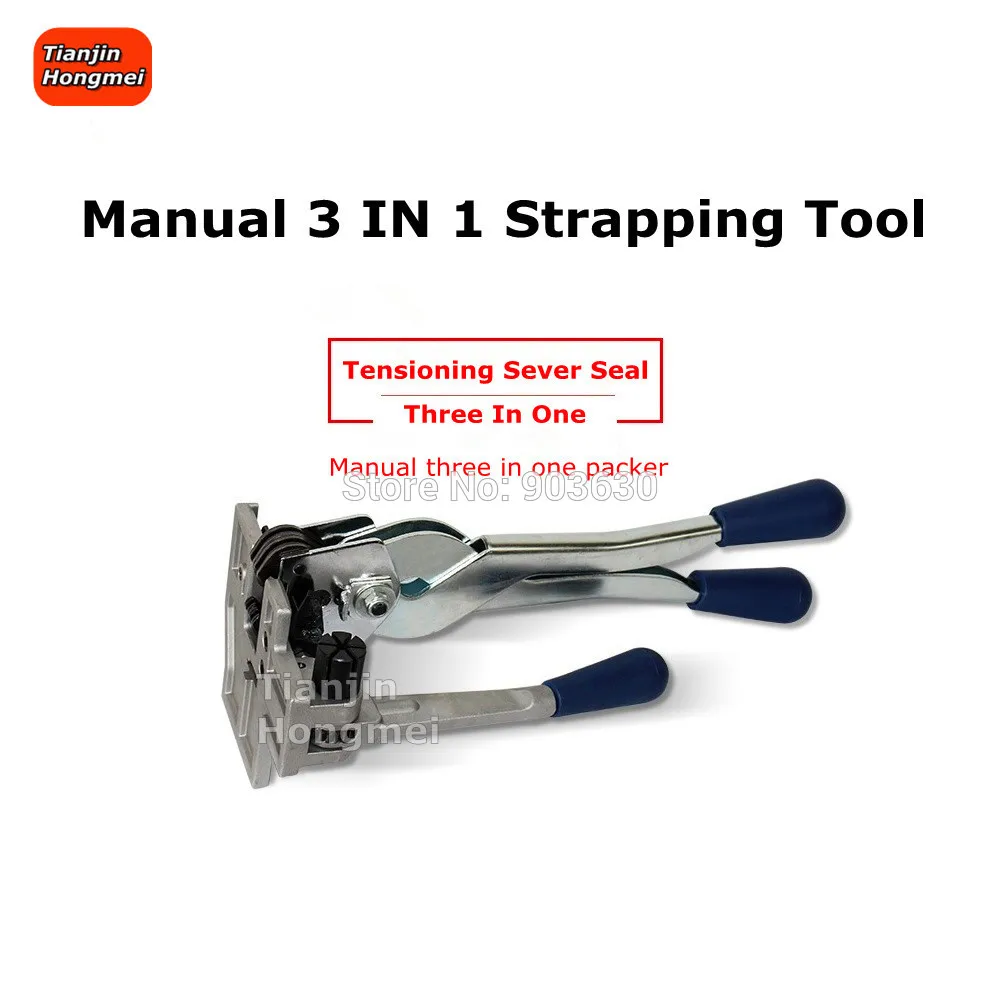 3-in-1 Manual Strapping Tool Sealer Tensioner Cutter, Efficent All in one Machine Manual Banding Tool for 1/2" Width Poly Strap
3-in-1 Manual Strapping Tool Sealer Tensioner Cutter, Efficent All in one Machine Manual Banding Tool for 1/2" Width Poly Strap