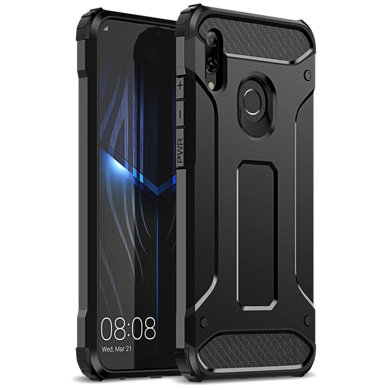 Жесткий чехол из поликарбоната для Huawei P30 lite Pro P20 с двойной защитой Бампер P smart 2019