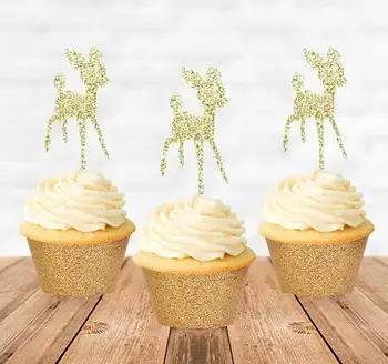 Glitter Woodland Animals baby deer Birthday Cupcake Toppers baby shower baptism wedding Dance Party Decor
Glitter Woodland Animals baby deer Birthday Cupcake Toppers baby shower baptism wedding Dance Party Decor