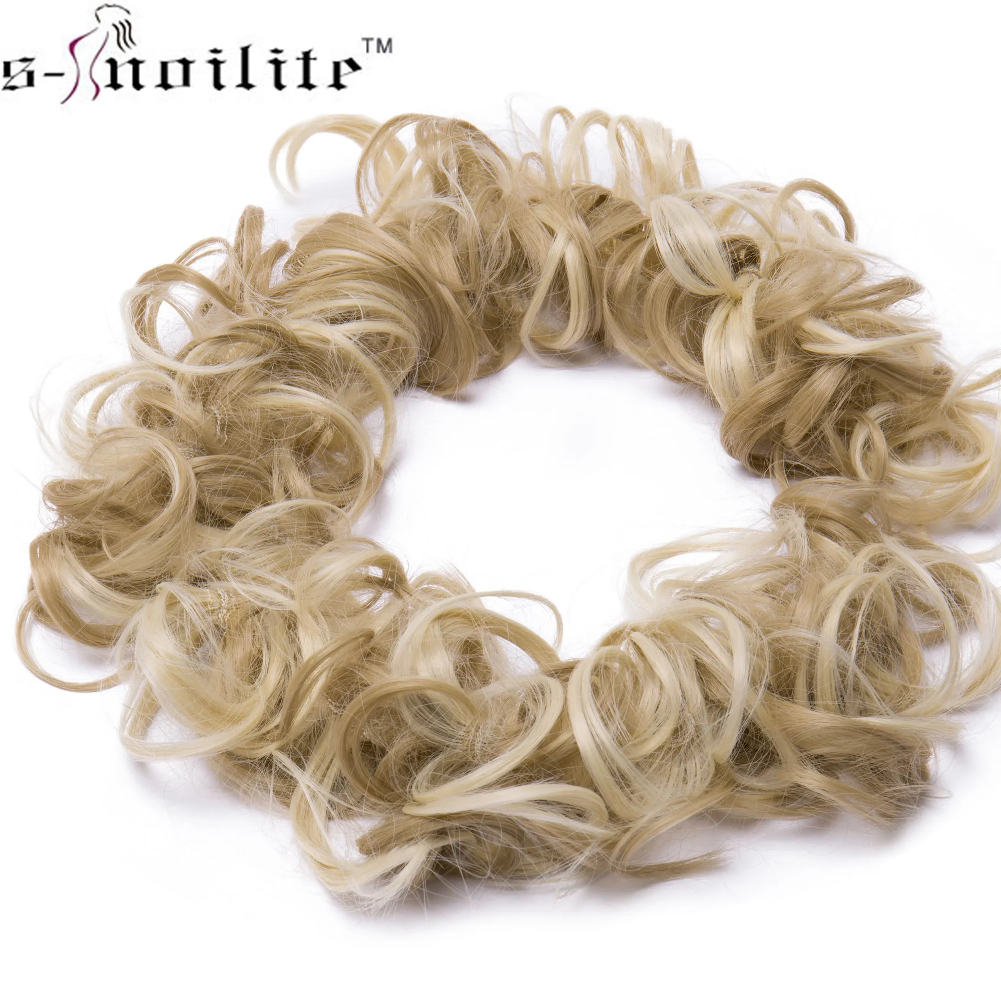 S-noilite 80cm Women Curly Bun Chignon Elastic Band elastic synthetic Hair Extension Black High Temperature Fiber Fake Hairpiece
S-noilite 80cm Women Curly Bun Chignon Elastic Band elastic synthetic Hair Extension Black High Temperature Fiber Fake Hairpiece