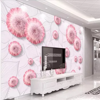 Custom wallpaper hand-painted Nordic fresh sunflower pink beautiful flower background wall waterproof material
Custom wallpaper hand-painted Nordic fresh sunflower pink beautiful flower background wall waterproof material