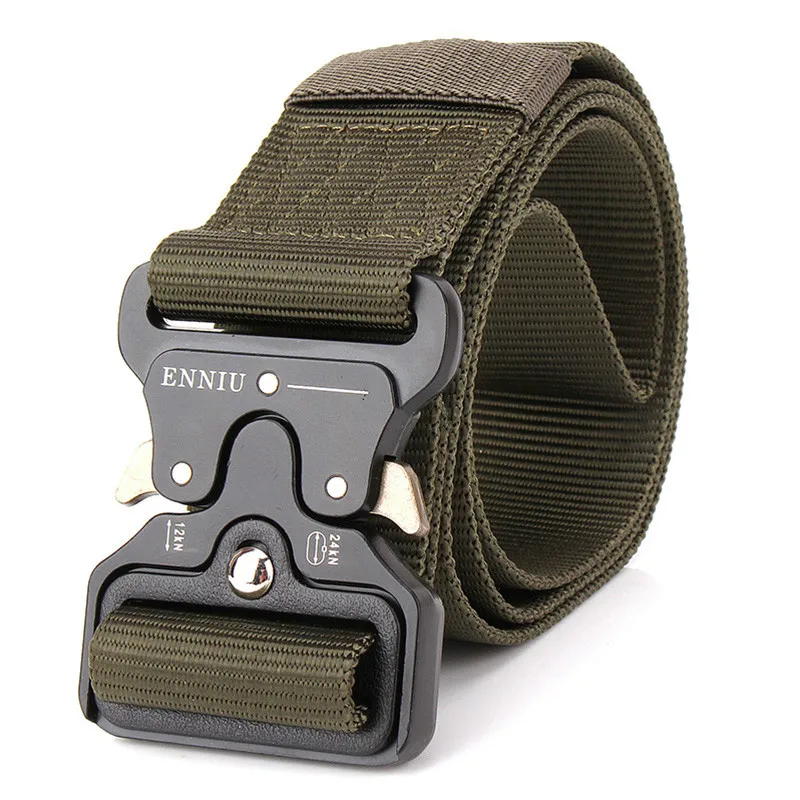 Men Heavy Duty Tactical Combat Belt Airsoft Hunting Military Police Zinc Alloy Metal Buckle Waist Straps Swat Waistband Trimmer
Men Heavy Duty Tactical Combat Belt Airsoft Hunting Military Police Zinc Alloy Metal Buckle Waist Straps Swat Waistband Trimmer