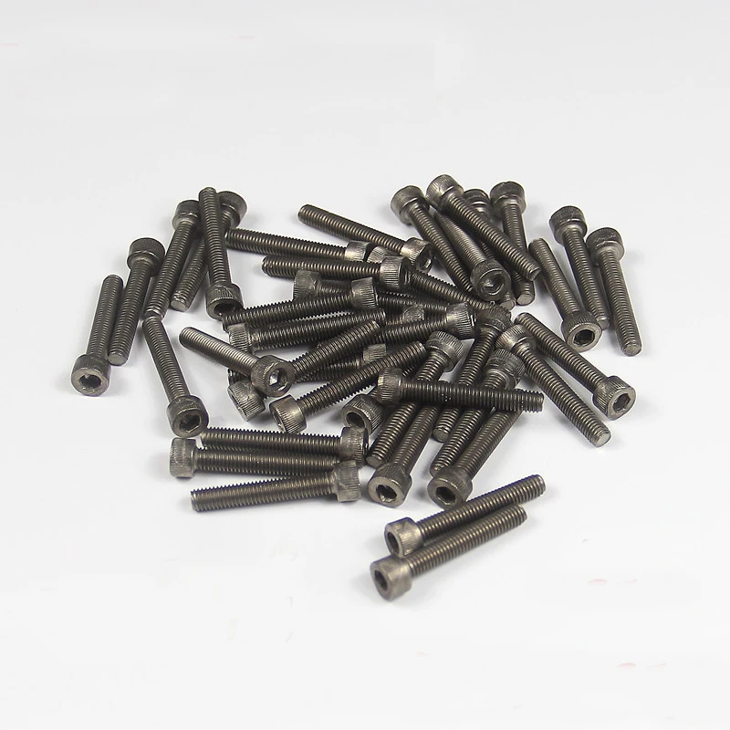 M2.5*(4/5/6/8/10/15/20mm Length) TA2 Titanium Screw Allen Stigma Knurled Head Bolt Hex Socket Column Cap Hexagon Screws
M2.5*(4/5/6/8/10/15/20mm Length) TA2 Titanium Screw Allen Stigma Knurled Head Bolt Hex Socket Column Cap Hexagon Screws